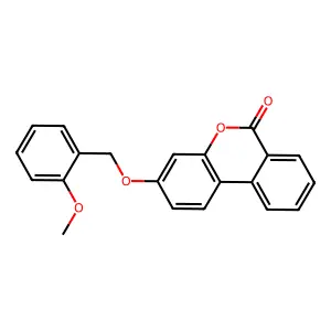 3-[(2-Methoxyphenyl)methoxy]benzo[c]chromen-6-one structure