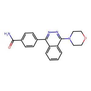 4-(4-Morpholin-4-ylphthalazin-1-yl)benzamide structure