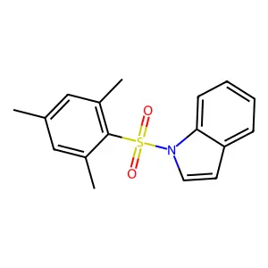 1-(2,4,6-Trimethylphenyl)sulfonylindole structure