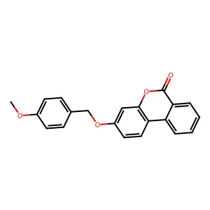 3-[(4-Methoxyphenyl)methoxy]benzo[c]chromen-6-one structure