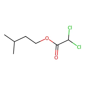 Dichloroacetic acid 3-methylbutyl ester structure