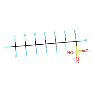 全氟庚烷磺酸 structure