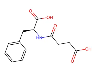 2-Benzyl-4-oxo-3-azaheptanedioic acid structure