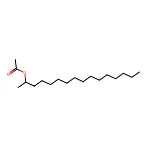 Hexadecan-2-yl acetate structure