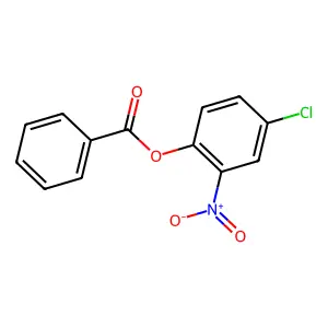 4-Chloro-2-nitrophenyl benzoate structure