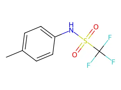 1,1,1-trifluoro-N-(4-methylphenyl)methanesulfonamide structure