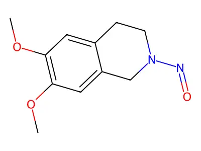 2-Nitroso-6,7-dimethoxy-1,2,3,4-tetrahydroisoquinoline structure