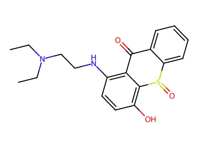 Hycanthone sulfoxide structure