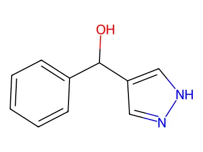phenyl(1H-pyrazol-4-yl)methanol structure