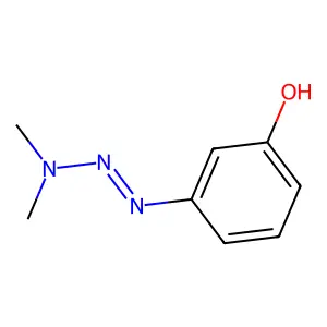 1-(3-Hydroxyphenyl)-3,3-dimethyltriazene structure