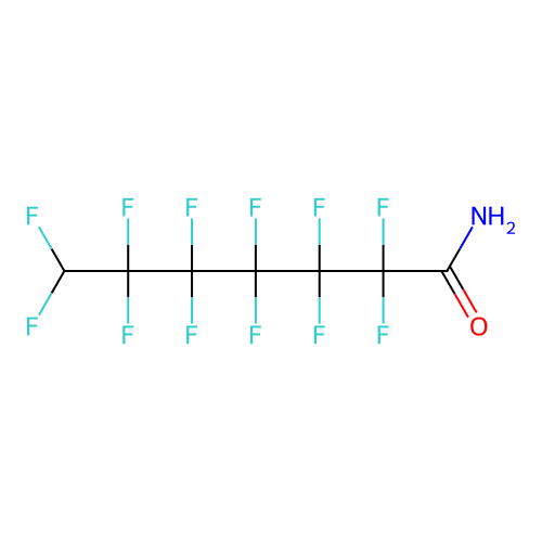 2,2,3,3,4,4,5,5,6,6,7,7-Dodecafluoroheptanamide structure