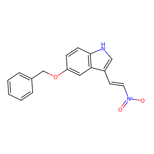 5-(Benzyloxy)-3-(2-nitrovinyl)-1H-indole structure