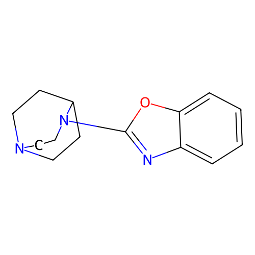 4-Benzoxazo-2-yl-1,4-diazabicyclo[3.2.2]nonane structure
