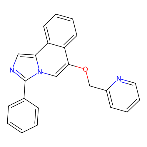 3-Phenyl-6-(pyridin-2-ylmethoxy)imidazo[5,1-a]isoquinoline structure