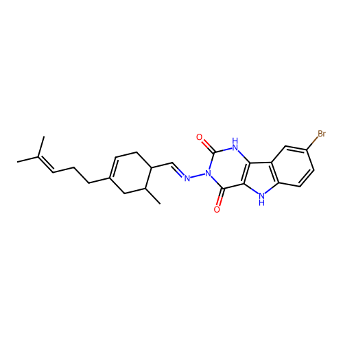 C24H27BrN4O2 structure
