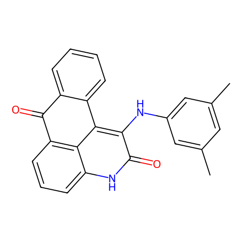 1-((3,5-dimethylphenyl)amino)-2H-naphtho[1,2,3-de]quinoline-2,7(3H)-dione structure