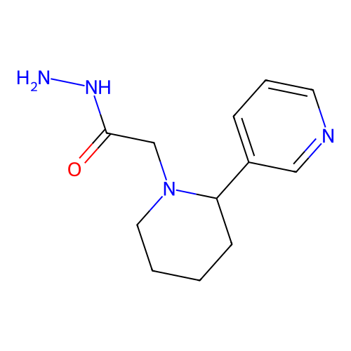 (3,4,5,6-Tetrahydro-2H-[2,3']bipyridinyl-1-yl)acetic acid hydrazide structure