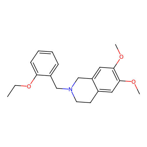 2-(2-Ethoxybenzyl)-6,7-dimethoxy-1,2,3,4-tetrahydroisoquinoline structure