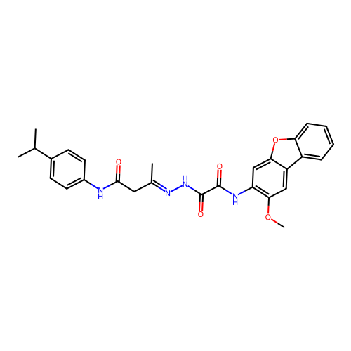 C28H28N4O5 structure
