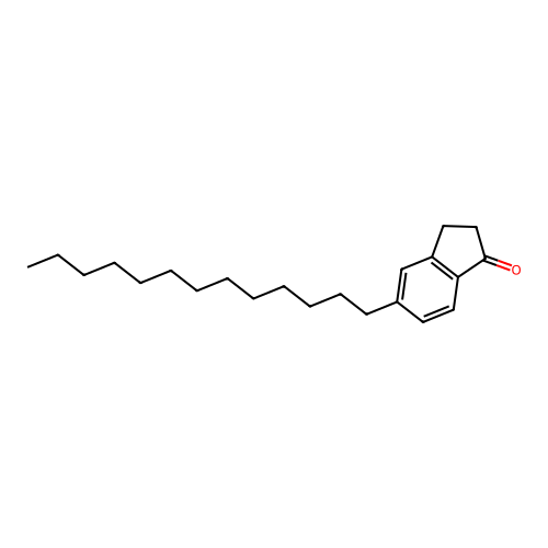 5-tridecyl-2,3-dihydro-1H-inden-1-one structure