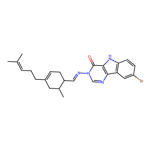 C24H27BrN4O structure
