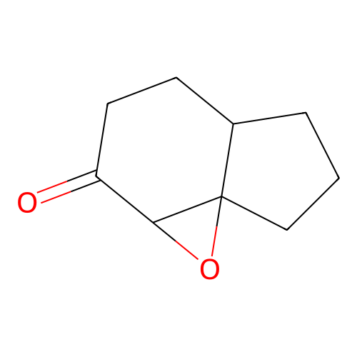 Hexahydro-1-oxa-cyclopropa[d]inden-2-one structure