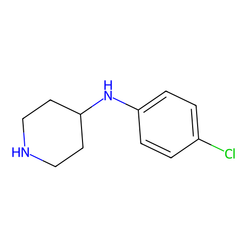 N-(4-chlorophenyl)piperidin-4-amine structure