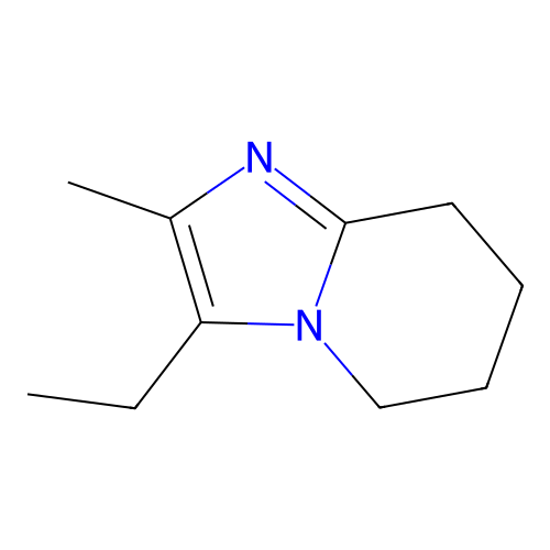 3-Ethyl-2-methyl-5,6,7,8-tetrahydroimidazo[1,2-a]pyridine structure