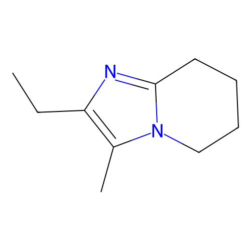 2-Ethyl-3-methyl-5,6,7,8-tetrahydroimidazo[1,2-a]pyridine structure