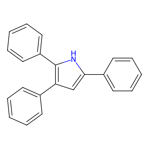 2,3,5-Triphenyl-1H-pyrrole structure