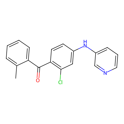 2-Chloro-2'-methyl-4-(3-pyridylamino)benzophenone structure