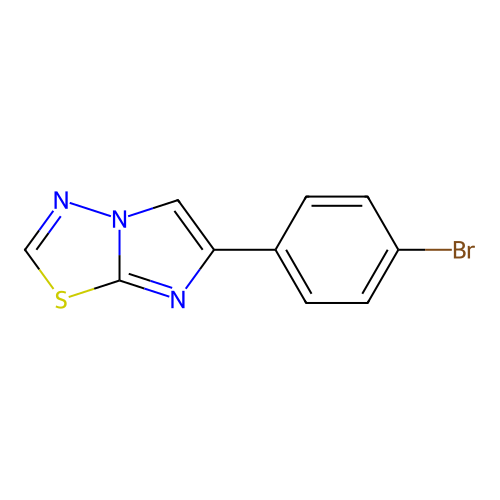6-(4-Bromophenyl)imidazo[2,1-b][1,3,4]thiadiazole structure