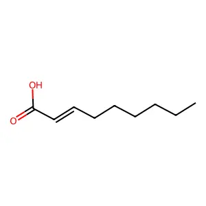 2-壬烯酸 structure