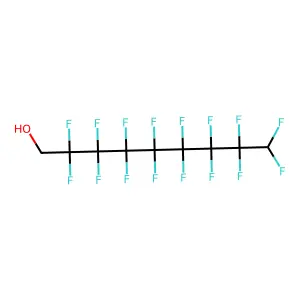 1-Nonanol, 2,2,3,3,4,4,5,5,6,6,7,7,8,8,9,9-hexadecafluoro- structure
