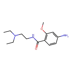 4-Amino-N-[2-(diethylamino)ethyl]-2-methoxybenzamide structure