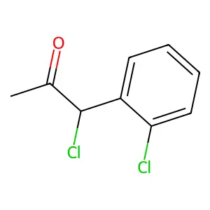1-Chloro-1-(2-chlorophenyl)propan-2-one structure