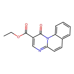 1H-Pyrimido[1,2-a]quinoline-2-carboxylic acid, 1-oxo-, ethyl ester structure