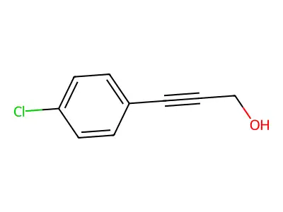 3-(4-Chlorophenyl)prop-2-yn-1-ol structure