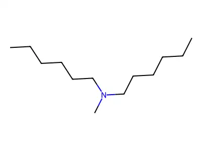 N-Methyldihexylamine structure