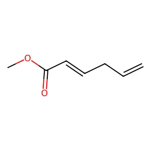 2,5-Hexadienoic acid, methyl ester structure