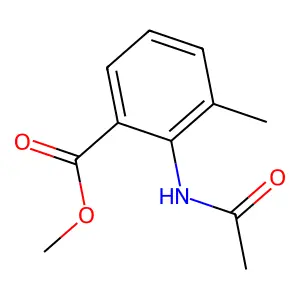Methyl 2-acetamido-3-methylbenzoate structure