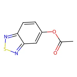 2,1,3-Benzothiadiazol-5-ol, 5-acetate structure