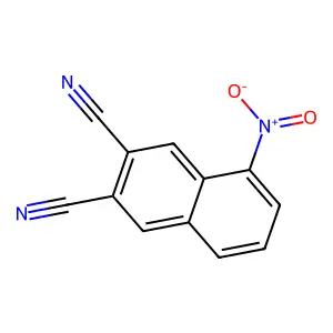 5-Nitronaphthalene-2,3-dicarbonitrile structure