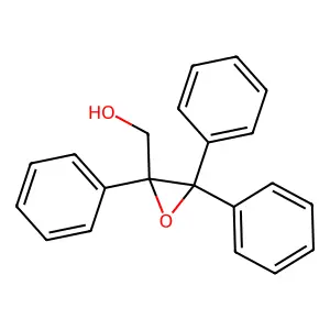 (2,3,3-Triphenyloxiran-2-yl)methanol structure