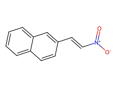 beta-Nitrovinylnaphthalene structure