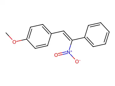 1-Methoxy-4-(2-nitro-2-phenylethenyl)benzene structure