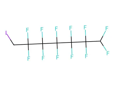 1,1,2,2,3,3,4,4,5,5,6,6-Dodecafluoro-7-iodoheptane structure