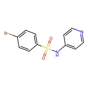 4-bromo-N-(pyridin-4-yl)benzenesulfonamide structure