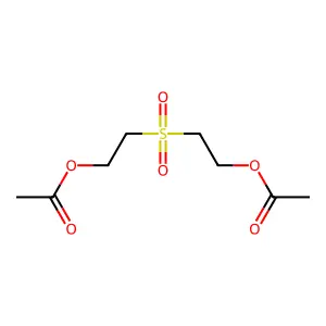 Ethanol, 2,2'-sulfonylbis-, diacetate structure