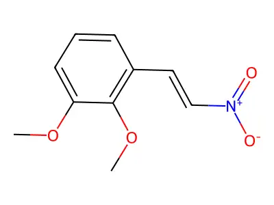 1,2-Dimethoxy-3-(2-nitro-vinyl)-benzene structure